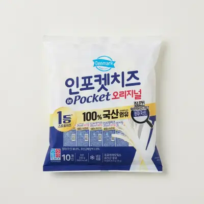 [동원] 덴마크 인포켓치즈 오리지널, 20g, 30개